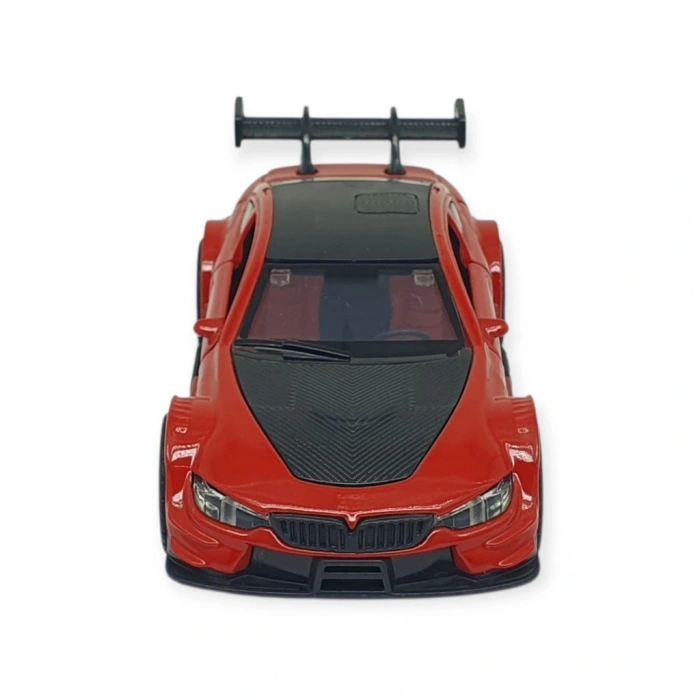 Çek Bırak Metal Arabalar  cm - 3671C - Kırmızı