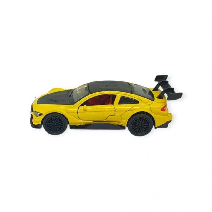 Çek Bırak Metal Arabalar  cm - 3671C - Sarı