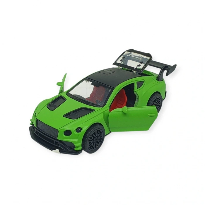 Çek Bırak Metal Arabalar  cm - 3671C - Yeşil