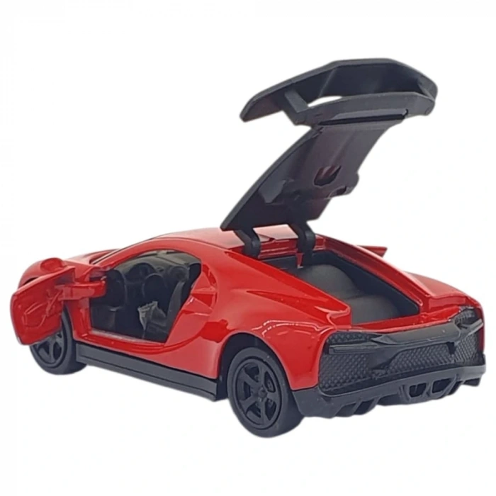 Çek Bırak Metal Küçük Arabalar 8 cm - 6411A - Kırmızı