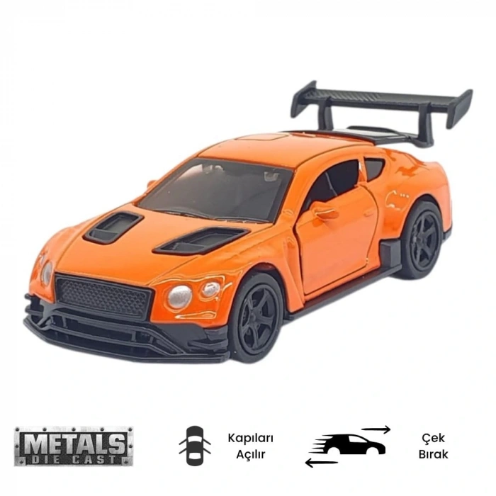 Çek Bırak Metal Küçük Arabalar 8 cm - 6411A - Tcu