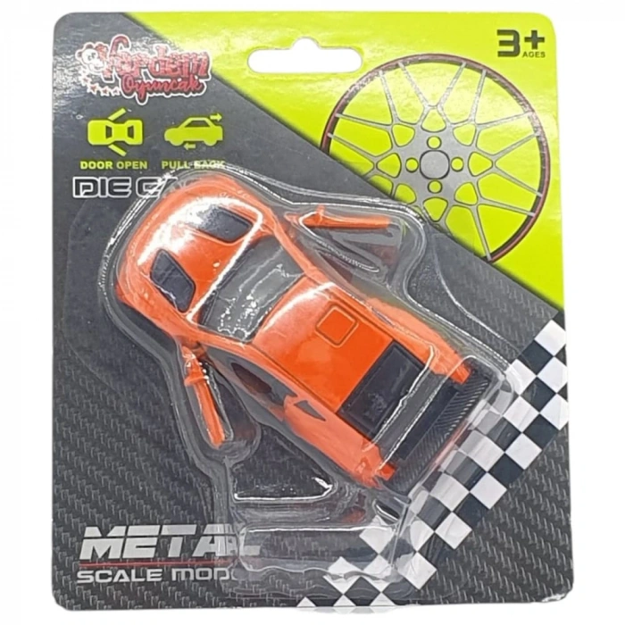 Çek Bırak Metal Küçük Arabalar 8 cm - 6411A - Tcu