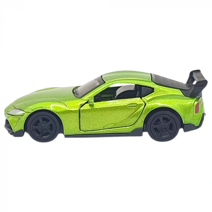Çek Bırak Metal Küçük Arabalar 8 cm - 6411A - Yeşil