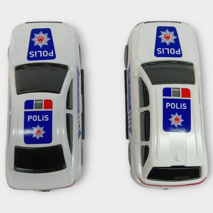 Çek Bırak TOGG Polis Arabası - 2li Beyaz