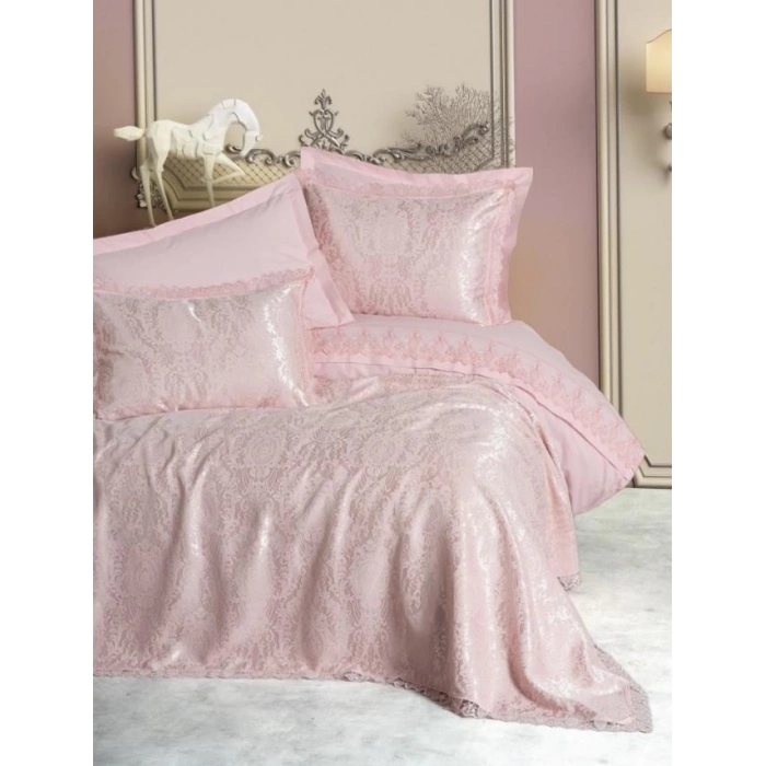 Chi Chi Çift Kişilik Pikeli Nev Takımı Silva Pudra