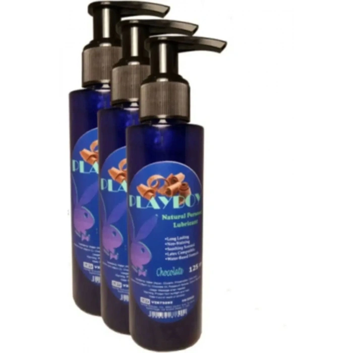 Chocolate Flavor Natural Personal Lubricant 125ml Çikolata Aromalı Kayganlaştırıcı X 3 Adet