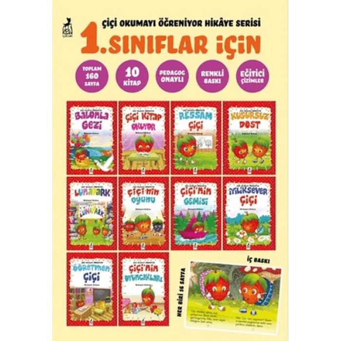 Çiçi Okumayı Öğreniyor Hikaye Serisi (1. Sınıflar için 10 )