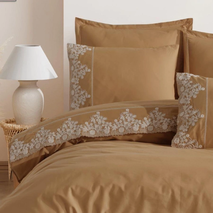 Çift Kişilik Butik Uyku Seti Osela V1 Zencefil