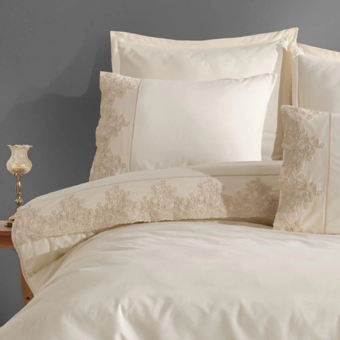 Çift Kişilik Butik Uyku Seti Osela V2 Ekru