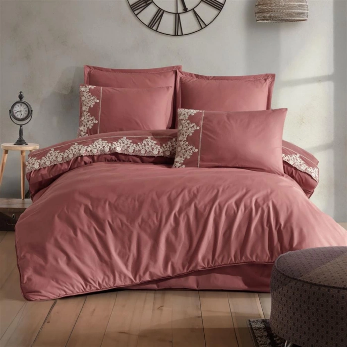 Çift Kişilik Butik Uyku Seti Osela V3 Kiremit