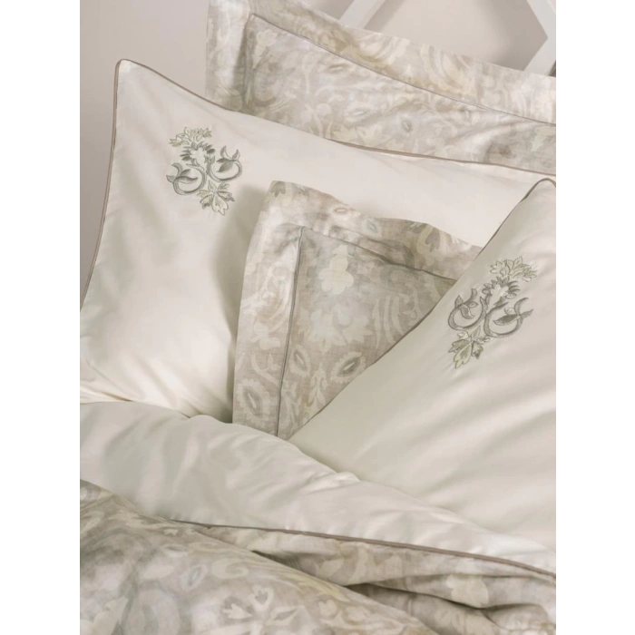 Çift Kişilik Elit Saten Nev Takımı Beatrix Bej