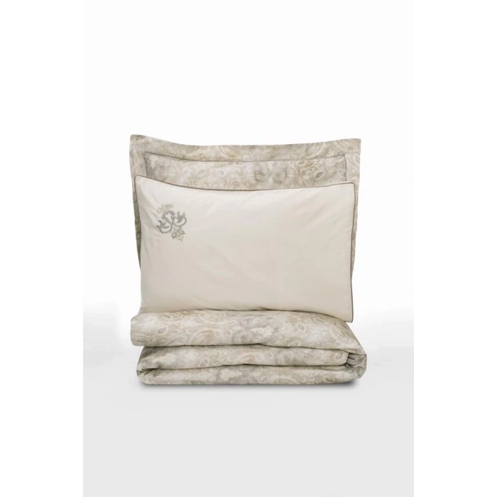 Çift Kişilik Elit Saten Nev Takımı Beatrix Bej