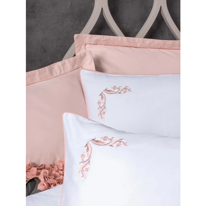Çift Kişilik Elit Saten Nev Takımı Melinda Pembe