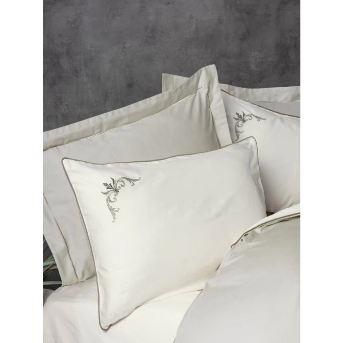 Çift Kişilik Elit Saten Nev Takımı Teresa Bej