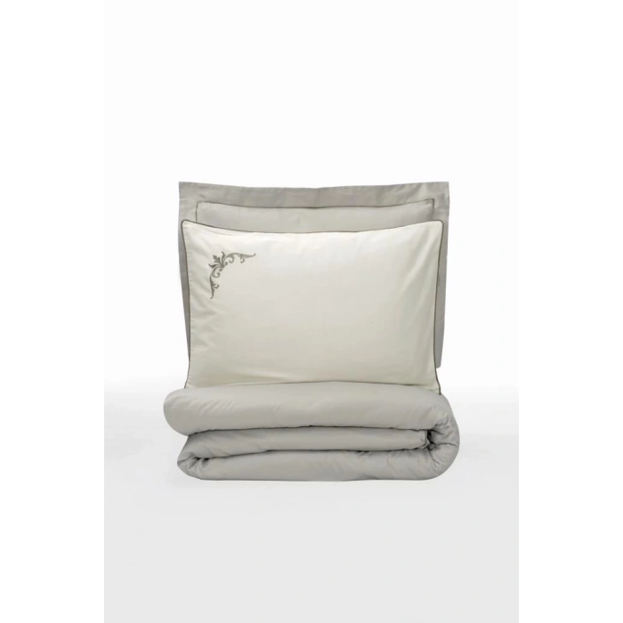 Çift Kişilik Elit Saten Nev Takımı Teresa Bej