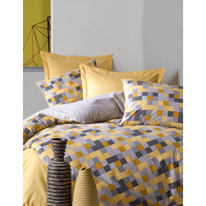 Çift Kişilik Minimal Nev Takımı Elon Sarı