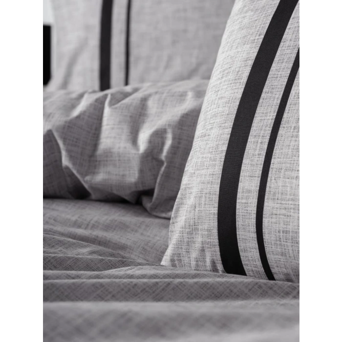 Çift Kişilik Nev Takımı Bihter Siyah Gri