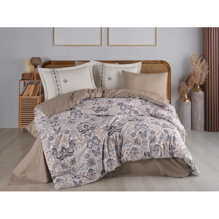 Çift Kişilik Poplin Nev Anabel Gri