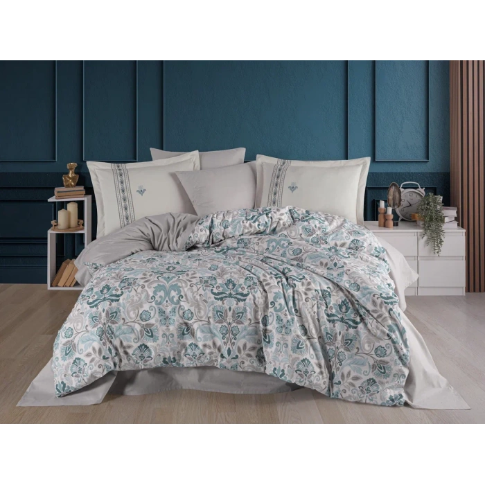 Çift Kişilik Poplin Nev Anabel Turkuaz