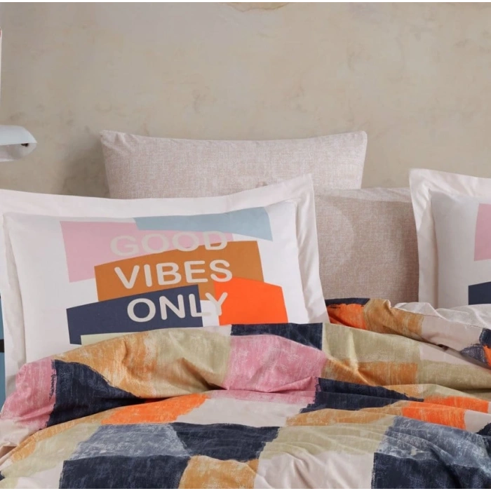 Çift Kişilik Poplin Nev Bermuda Oranj