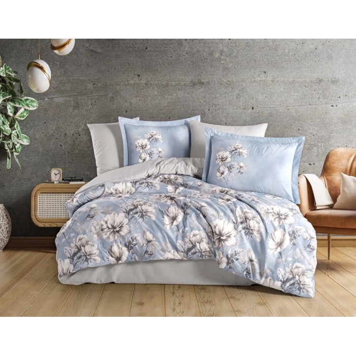 Çift Kişilik Poplin Nev Larmina Sky