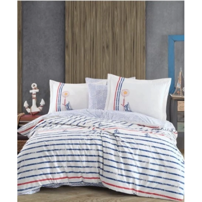 Çift Kişilik Poplin Nev Olimpia Beyaz