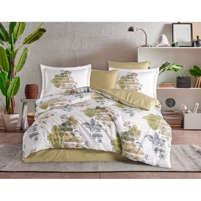 Çift Kişilik Poplin Nev Sara Yeşil