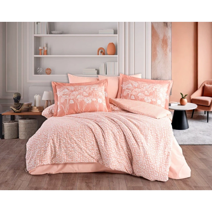 Çift Kişilik Poplin Nev Velura Terracota