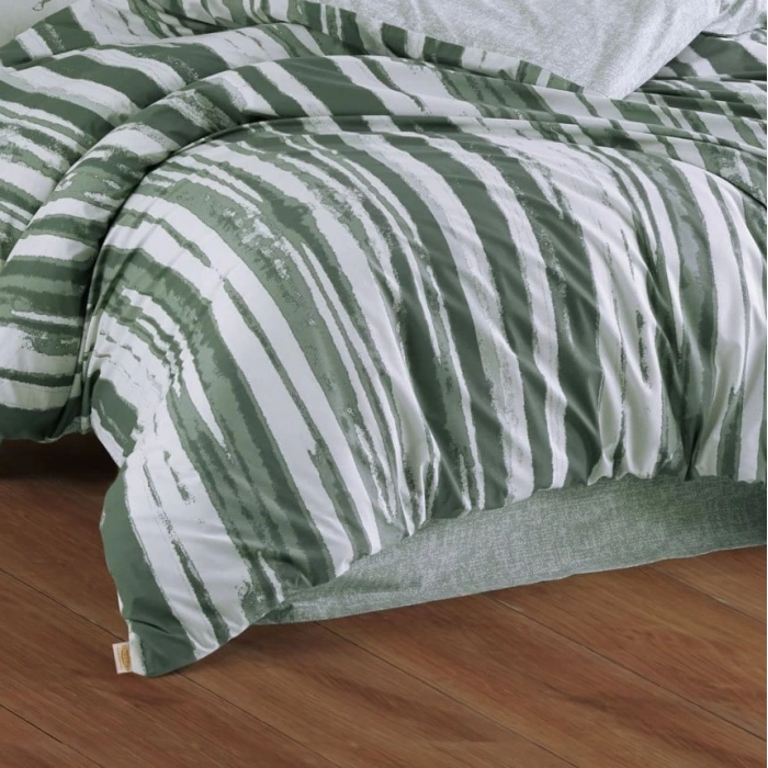 Çift Kişilik Poplin Nev Cascade Yeşil