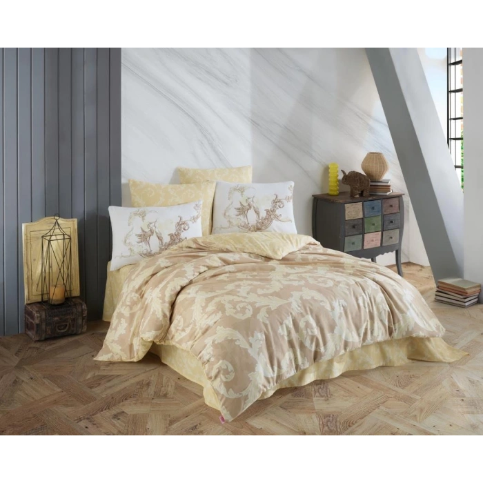 Çift Kişilik Ranforce Nev Takımı Avangarde Krem