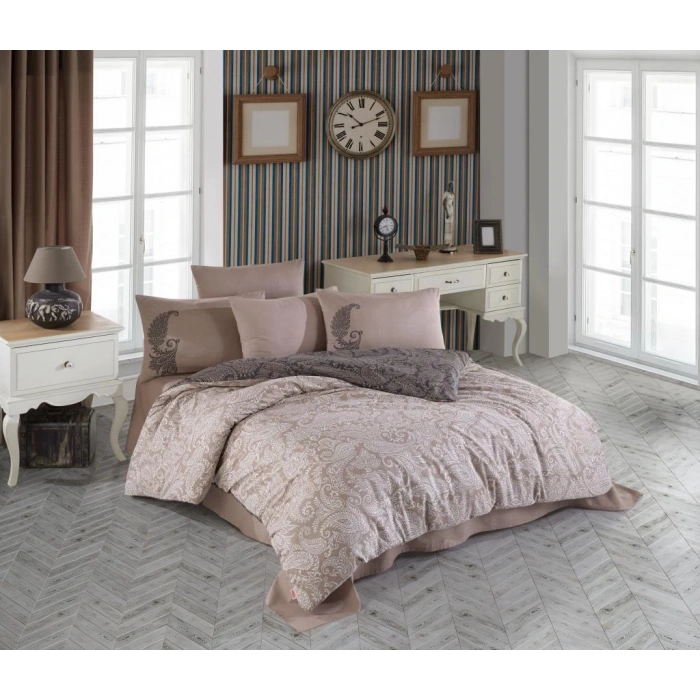 Çift Kişilik Ranforce Nev Takımı Leona Bej