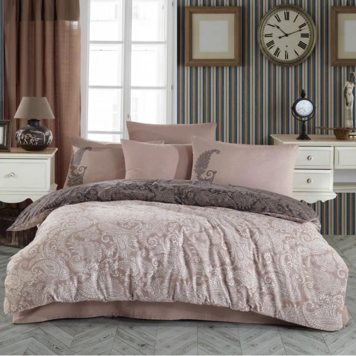 Çift Kişilik Ranforce Nev Takımı Leona Bej