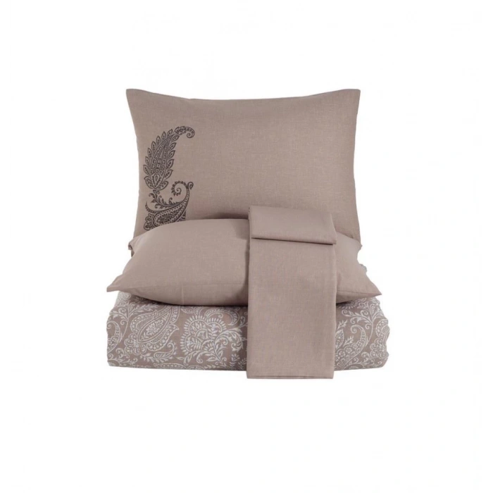 Çift Kişilik Ranforce Nev Takımı Leona Bej