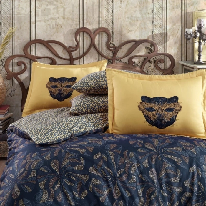 Çift Kişilik Saten Nev Caprice Sarı