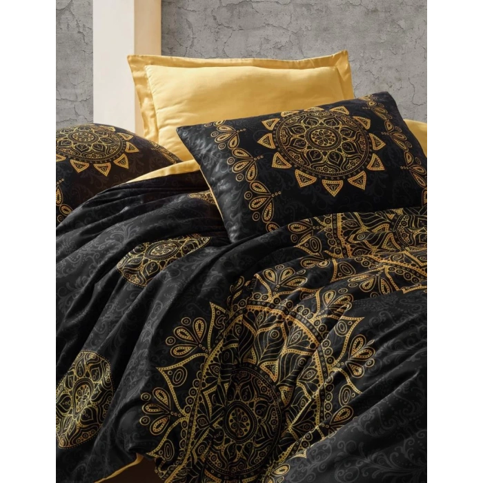 Çift Kişilik Saten Nev Takımı Alvina Gold