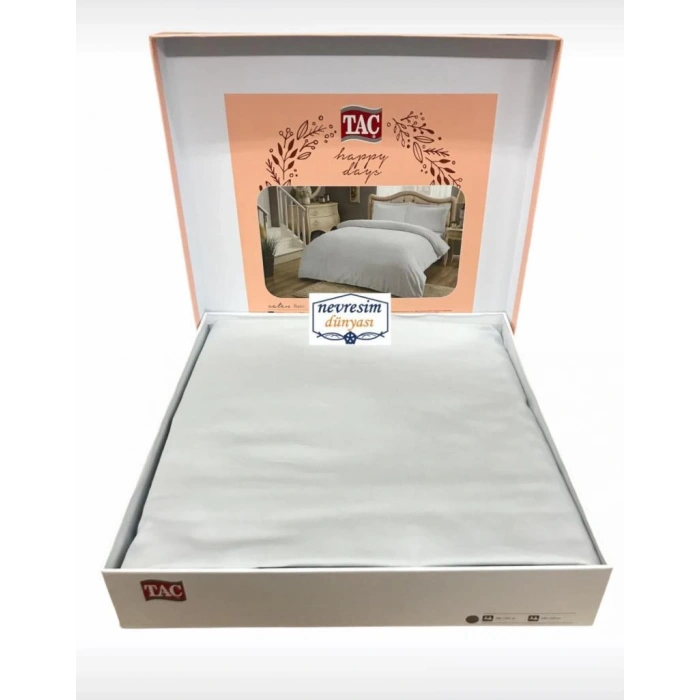 Çift Kişilik Saten Nev Takımı Basic Gri