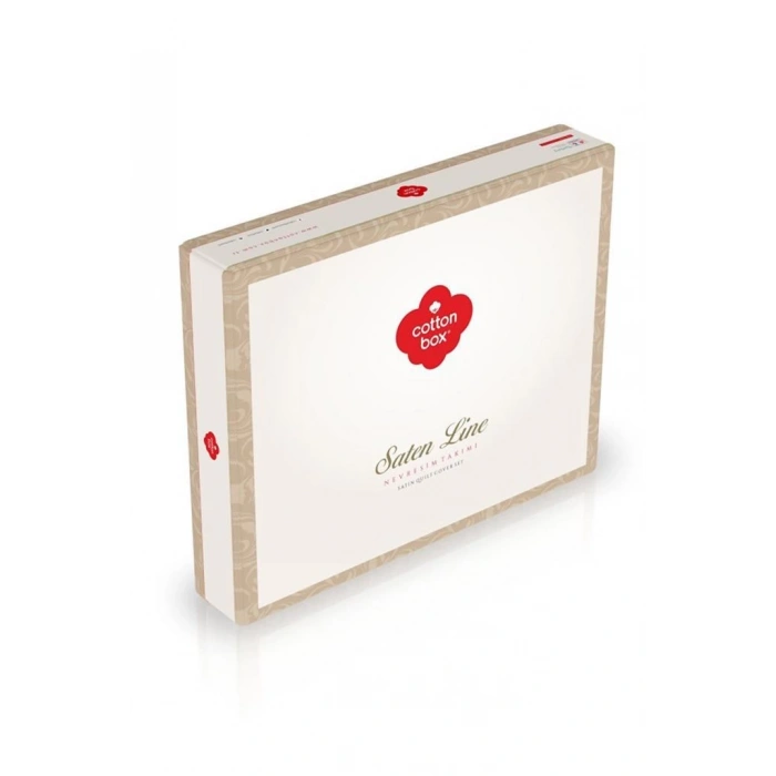 Çift Kişilik Saten Nev Takımı Sarina Lacivert