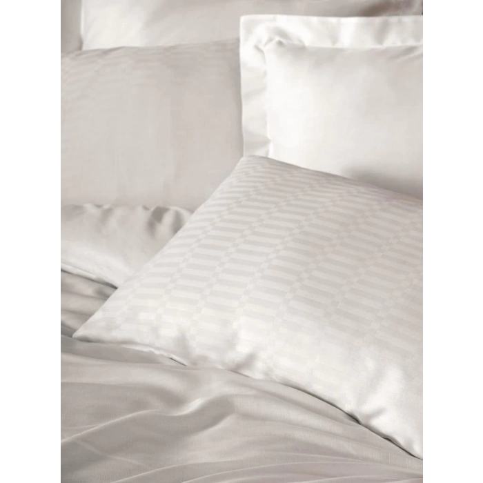 Çift Kişilik Smart Bambu Saten Nev Takımı Beyaz