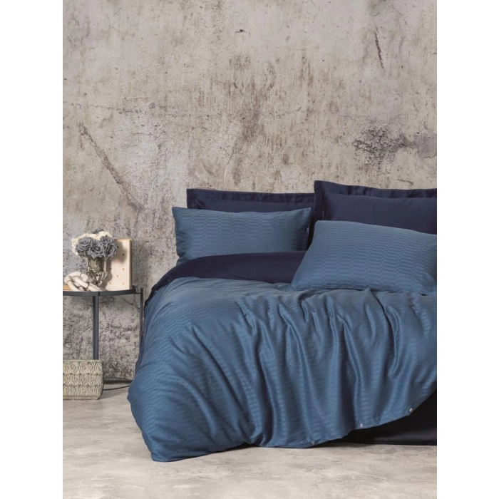 Çift Kişilik Smart Bambu Saten Nev Takımı Petrol