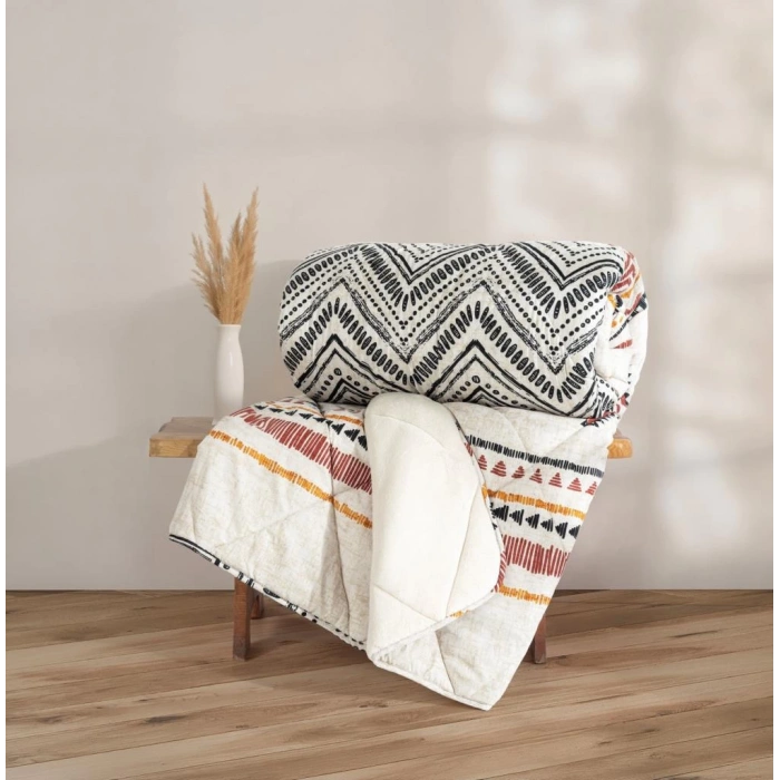 Çift Kişilik Yorgan Velvet Felix Bej