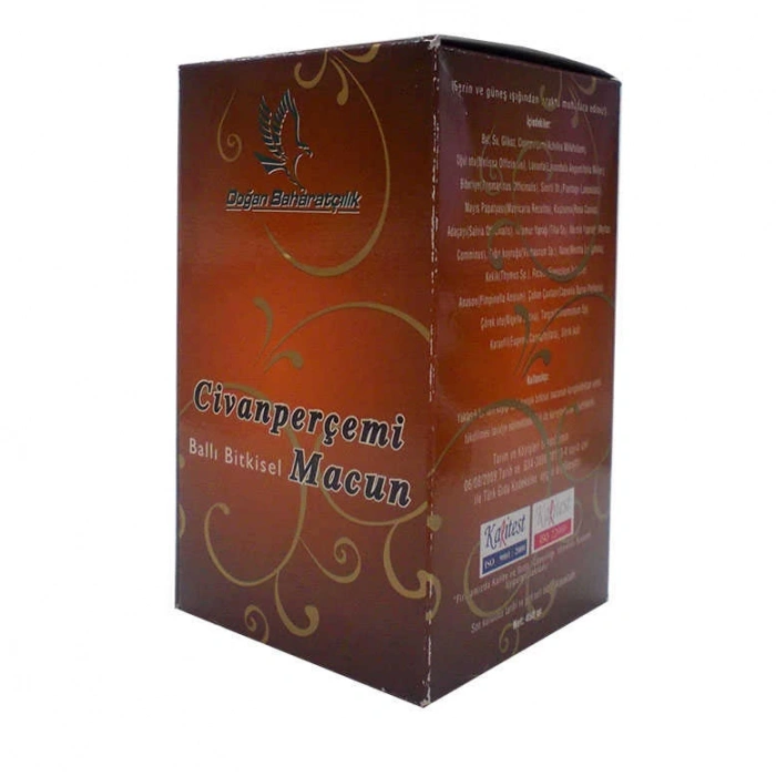 Civanperçemli Ballı sel Karışım Cam Kavanoz 450 Gr