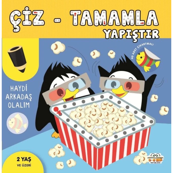 Çiz-Tamamla-Yapıştır Haydi Arkadaş Olalım