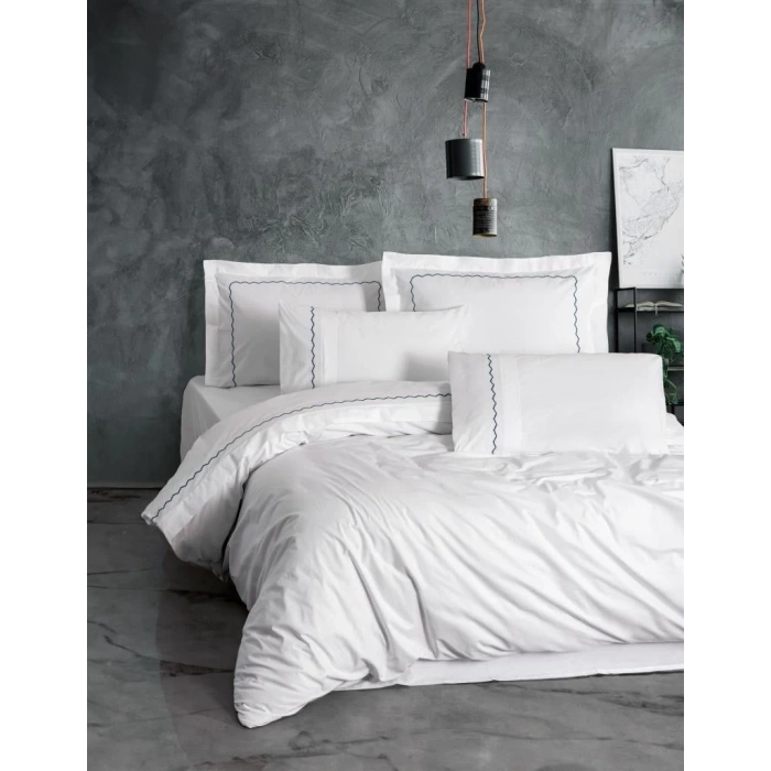 Clasic Pamuk Nev Takımı Çift Kişilik Josina Bej