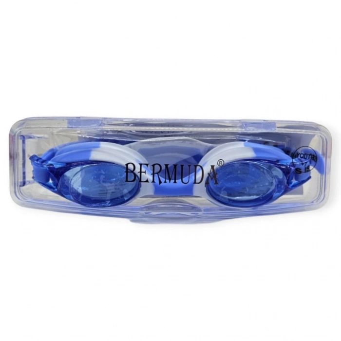 Çocuk Yüzücü Gözlüğü Silikon Taşıma Çantalı MAVİ - RH4600