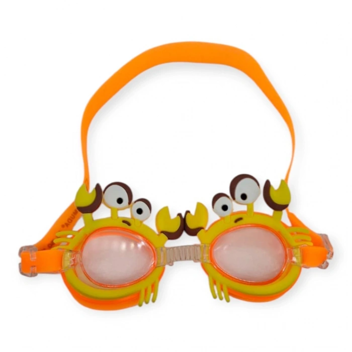 Çocuk Yüzücü Gözlüğü Silikon Taşıma Çantalı Tcu Yengeç - 9014