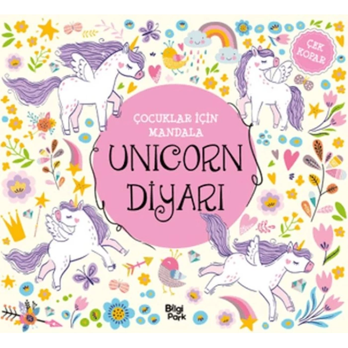 Çocuklar İçin Mandala - Unicorn Diyarı