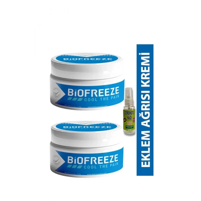 Cool The Pain Cream 150 ml Ağrı Masaj Kremi X 2 Adet + Çörek Otu Yağı 30 ml HEDİYE