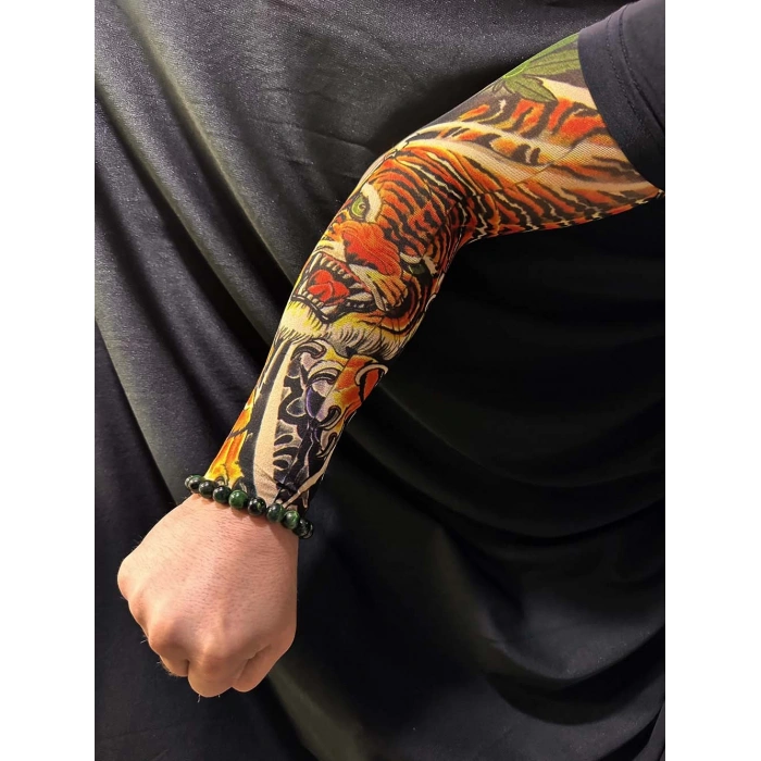 Çorap Dövme Giyilebilir Kol Bacak Dövmesi Likralı 2 Adet Model 26