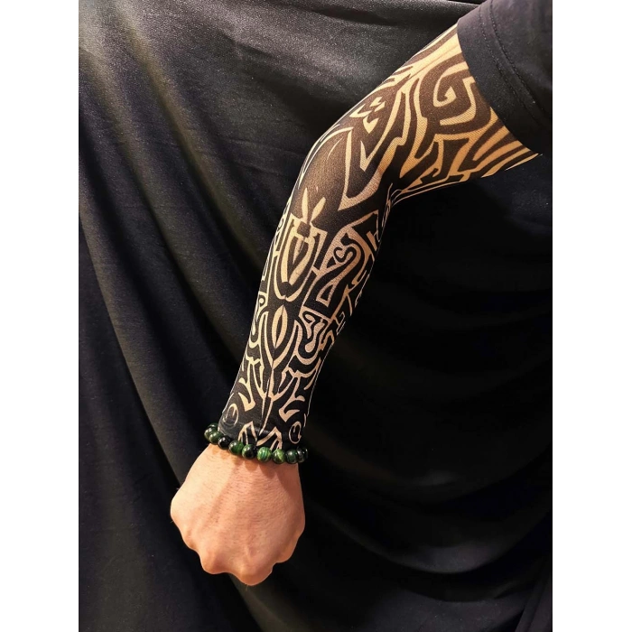 Çorap Dövme Giyilebilir Kol Bacak Dövmesi Likralı 2 Adet Model 28