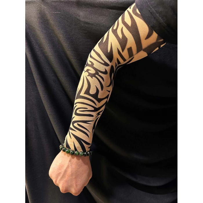 Çorap Dövme Giyilebilir Kol Bacak Dövmesi Likralı 2 Adet Model 29